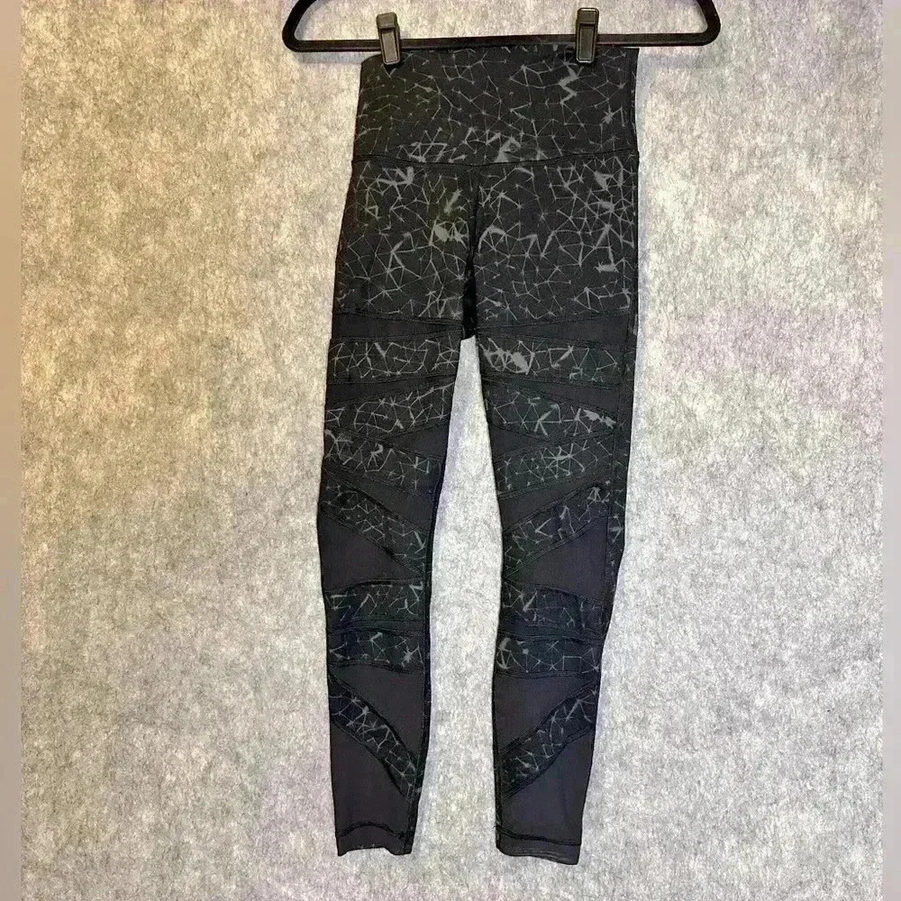 Lululemon Zig Zag Mesh Wunder Under - Size 4